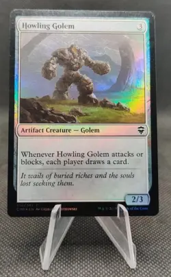 Howling Golem 316/361 Foil Commander Legends MTG Magic The Gathering Card - Image 1