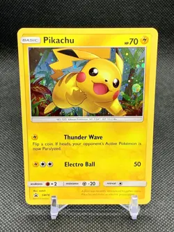 Pikachu Holo SM76 Black Star Promo Pokemon Card 2017 - Image 1