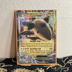 Ampharos EX 27/98 Rare Holo EX Ancient Origins Pokemon TCG English Card - Image 1