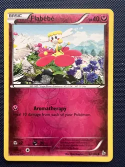 Flabebe 62/106 Common Reverse Holo Pokemon Card NM/LP - Image 1
