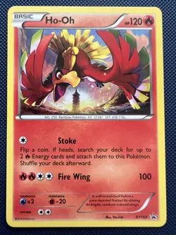 Ho-Oh XY153 Black Star Promo Holo Pokemon Card NM/LP - Image 1