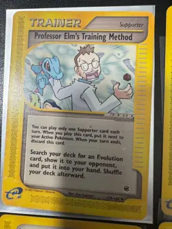 Expedition eReader Pokemon Card Lot 2002 Chansey Meowth Hoppip Professor Elm's - Image 4