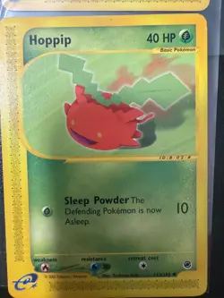 Expedition eReader Pokemon Card Lot 2002 Chansey Meowth Hoppip Professor Elm's - Image 5