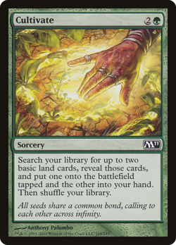 Cultivate HP #168 Magic 2011 (M11) Magic The Gathering - Image 1
