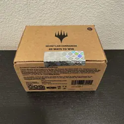 Secret Lair Commander Deck: 20 Ways to Win - Magic the Gathering - NEW SEALED - Image 1