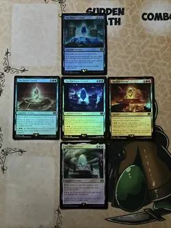 Magic: The Gathering Final Fantasy Crystal Set Foil All Different Colors All N/M - Image 1
