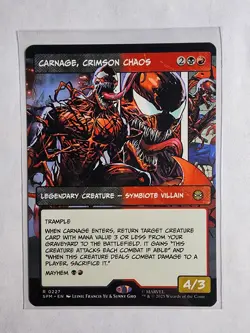 Magic - Carnage, Crimson Chaos R 0227 (Borderless) Marvel's Spider-Man Regular - Image 1