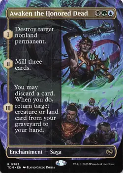 Awaken the Honored Dead (Borderless) Tarkir: Dragonstorm Regular - Image 1