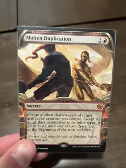 Molten Duplication ✨ SHOWCASE ✨ Outlaws of Thunder Junction ✨ MTG - Image 1