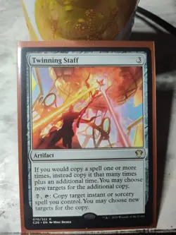 Twinning Staff - Commander 2020 - MTG - Rare - MINT! - Image 1