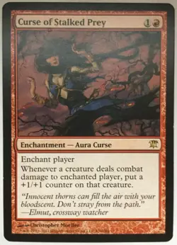 Curse of Stalked Prey - Magic the Gathering, Innistrad - Image 1