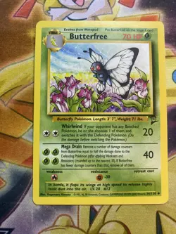 BUTTERFREE - 34/130 - Base Set 2 - Pokemon Card - NM - Image 1