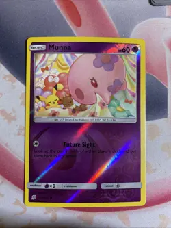 Pokemon - Munna - 88/236 - S&M Unified Minds - Reverse Holo - Common - NM/M - Image 1