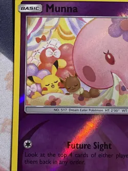 Pokemon - Munna - 88/236 - S&M Unified Minds - Reverse Holo - Common - NM/M - Image 2