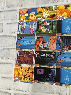 Topps Pokemon Lot 40 Cards Mewtwo Strikes Back, Pikachu’s Vacation LP Blue Logos - Image 5