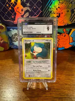 Snorlax - 81/111 [Platinum: Rising Rivals] Pokemon TCG - CGC 9 - Image 1