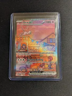 Pokemon TCG 151 UPC Promo Set Mew 053, Mewtwo 052, Metal Mew 205 Near Mint! - Image 2