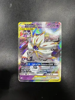 Pokemon TCG Solgaleo & Lunala GX Holo Tag Team Cosmic Eclipse 75/236 - Image 1