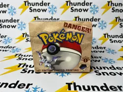 ⚡❄ 1999 Pokemon Fossil 1st Edition Booster Box (Empty) - Image 2