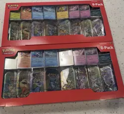New Pokemon TCG Prismatic Evolutions Costco Mini Tins 8 Pack lot of 2 SEALED - Image 1