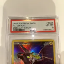 2022 Pokemon SWSH FA/Zekrom Brilliant Stars PSA NM-MT 8 - Image 4