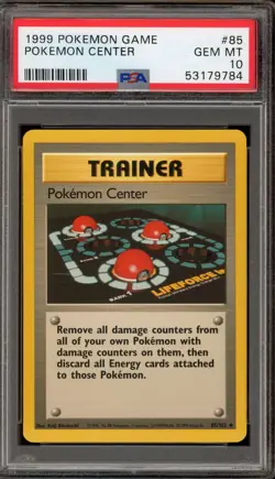 Pokemon Center Base Set Unlimited #85 PSA 10 Gem Mint - Image 1