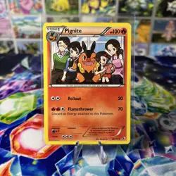 Pokemon TCG Pignite Legendary Treasures 26/113 Regular Uncommon - Image 1