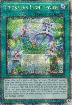 Yugioh Trickstar Light Stage - MP24-EN046 - Quarter Century Rare 1st Edition - Image 1