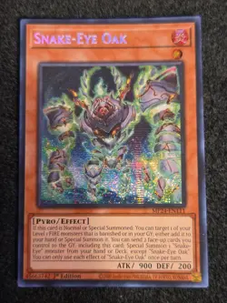 Snake-Eye Oak MP24-EN111 1st Edition Prismatic Secret Rare NM Yu-Gi-Oh - Image 1