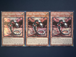 3x Yugioh Cyber Dragon Core RA04-EN013 Secret Rare 1st Edition NM - Image 1