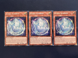 3x Yugioh Astral Kuriboh RA04-EN040 Secret Rare 1st Edition NM - Image 1