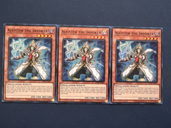 3x Yugioh Aleister the Invoker RA04-EN024 Super Rare 1st Edition NM - Image 1