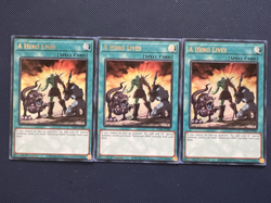 3x Yugioh A Hero Lives RA04-EN087 Ultra Rare 1st Edition NM - Image 1