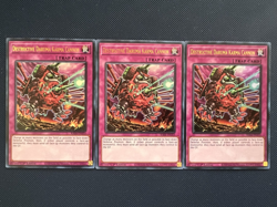 3x Yugioh Destructive Daruma Karma Cannon RA04-EN103 Ultra Rare 1st Edition NM - Image 1