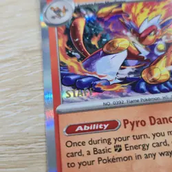 STAFF PROMO NM Infernape 116 Twilight Prerelease Stamped SVP Holo Pokemon Card - Image 2