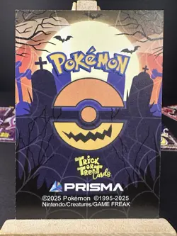 2025 POKEMON HALLOWEEN Trick Or Trade Prisma Cards Gengar Charizard Arceus - Image 5