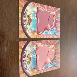Pokemon 1998 Topps # 132 Ditto Holo Foil And Regular! 2 Card Lot - Image 1