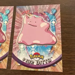 Pokemon 1998 Topps # 132 Ditto Holo Foil And Regular! 2 Card Lot - Image 2