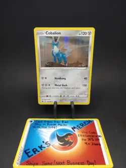 Cobalion 114/198 Chilling Reign Holo Rare Pokemon Card - Image 1