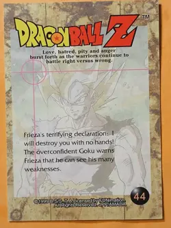Dragon Ball Z 1999 FUNimation JPP/Amada Card - #44 - Image 2