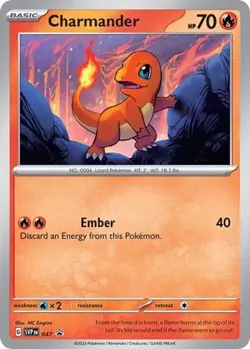 Charmander (Cosmos Holo, #047) - Ho SV - Scarlet & Violet Promo Cards NM Pokemon - Image 1