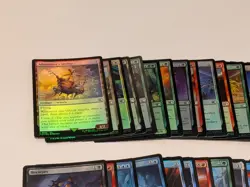 COMPLETE Final Fantasy MTG Common/Common Land FOIL Set (90 Cards) No Borderless - Image 2