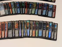 COMPLETE Final Fantasy MTG Common/Common Land FOIL Set (90 Cards) No Borderless - Image 5