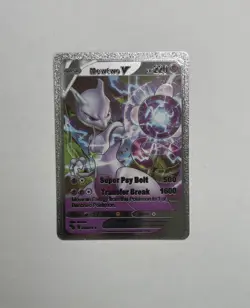 Mewtwo V Ultra Rare Silver Foil Fan Art Display Card 030/078 NM/M - Image 1