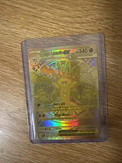 Mega Lucario EX 188/132 Hyper Rare Mega Evolutions NM Pack Fresh Gold Card - Image 1