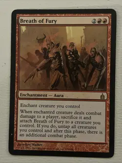 Breath of Fury Ravnica: City of Guilds (LP) Magic The Gathering + Free Bonus - Image 1
