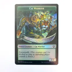 Saproling / Cat Warrior Token - MTG - Dominaria United - NM Foil - Image 2