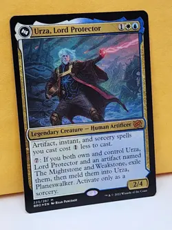 1x FOIL Urza, Lord Protector, NM, The Brothers' War (BRO), Magic Gathering, MtG - Image 3