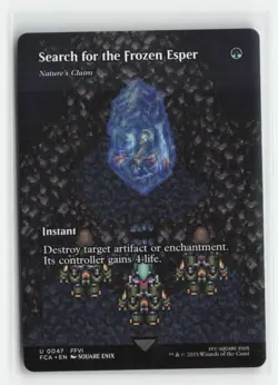 MTG - Search for the Frozen Esper - Showcase - FCA 0047 - Final Fantasy - Magic - Image 1