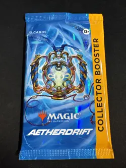 2025 Factory Sealed Magic The Gathering MTG Aetherdrift Collector Booster Pack - Image 1